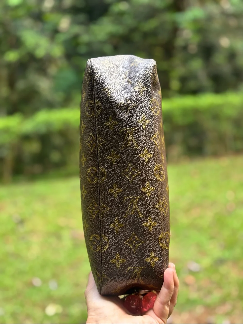Louis Vuitton Brown Monogram Canvas Clutch Wristlet